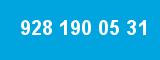 928 190 05 31 928 190 05 31